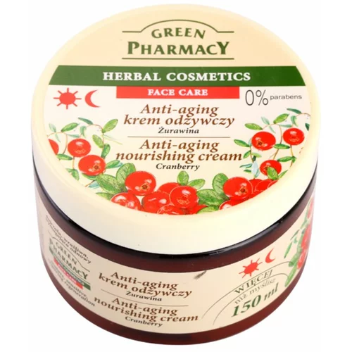 Green Pharmacy Face Care Cranberry hranilna krema proti staranju kože 150 ml
