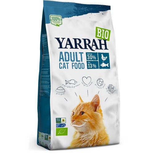 Yarrah bio hrana za mačke z ribo - Varčno pakiranje: 2 x 10 kg Cijene