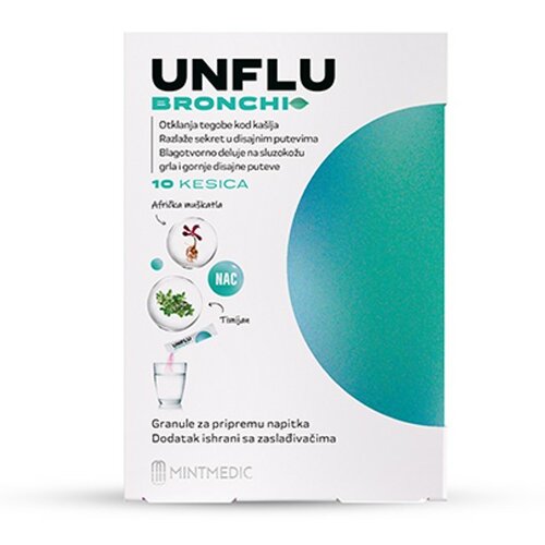 Mint Medic unflu bronchi granule protiv kašlja 10/1 Cene