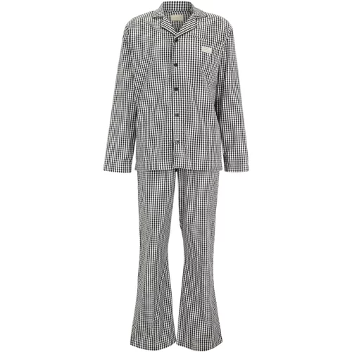 Gant Dolga pižama marine / bela