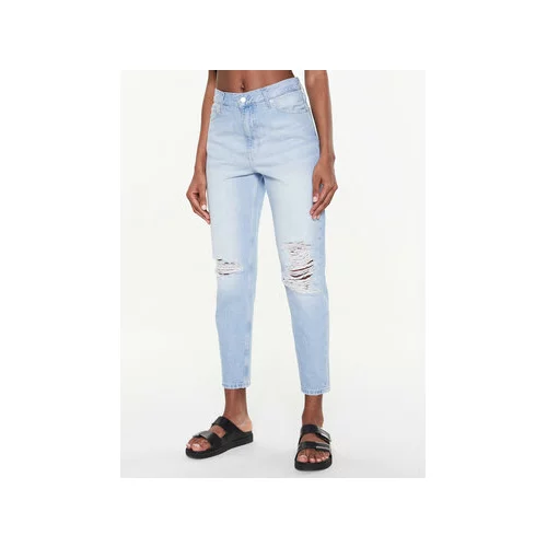 Calvin Klein Jeans Jeans hlače J20J220610 Modra Mom Fit