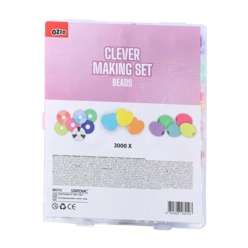 Junior Clever, set za pravljenje nakita, perlice, veliki, 3000K Cene