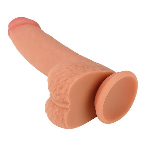 Inferno realističen dildo iz tekočega silikona 18 cm (R20701) Slike