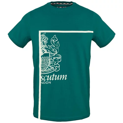 Aquascutum Majice s kratkimi rokavi - tsia127 Zelena