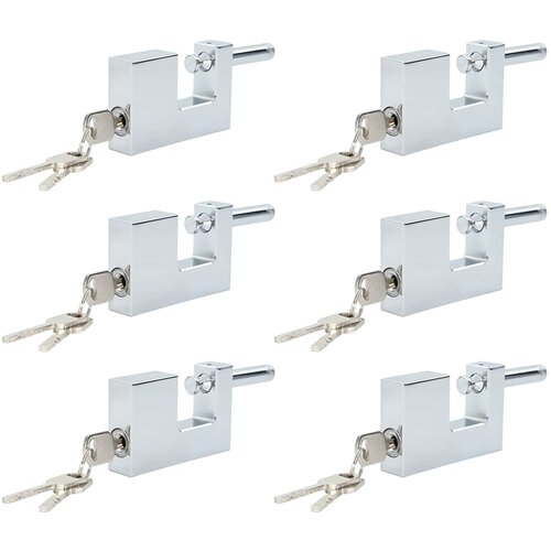 vidaXL Žabica 6 pcs srebrna 8,7 x 1,9 x 5,5 cm elezo, (5000151978) Cene