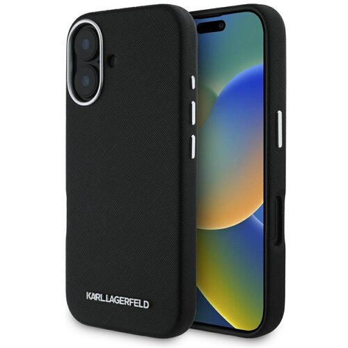 Karl Lagerfeld OVITEK ZA IPHONE 16 SAFFIANO POLNO OVIT Z LOGOTIPOM ZA MAGSAFE, (5000012326) Cene