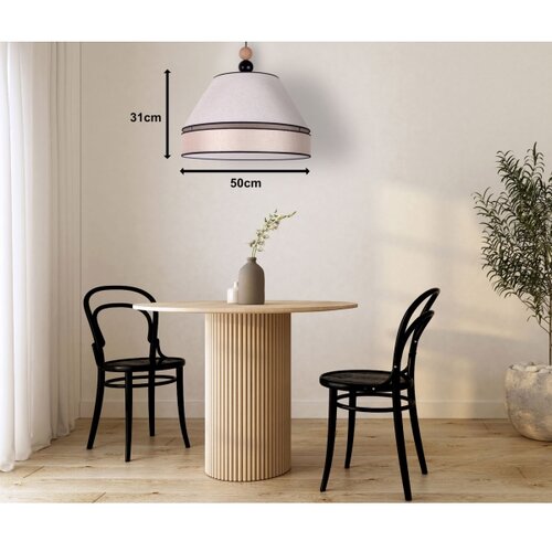  Duolla - Visilica na sajli AVIGNON 1xE27/15W/230V prečnika 50 cm bež Slike