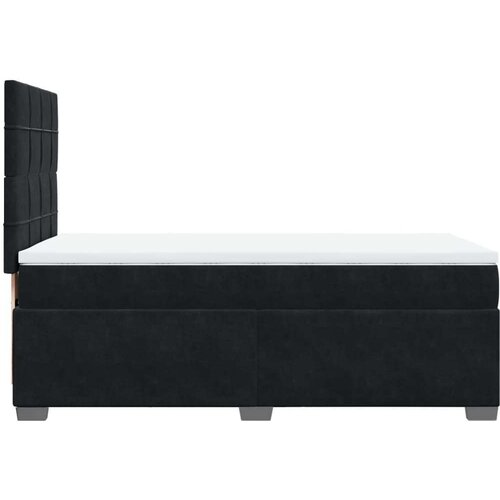 VidaXL Box spring krevet s madracem crni 80 x 200 cm bar&amp;scaron;unasti Slike