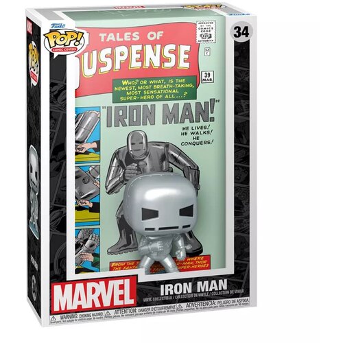 Funko POP! Comic Cover: Marvel - Tales Of Suspense #39 Iron Man Slike