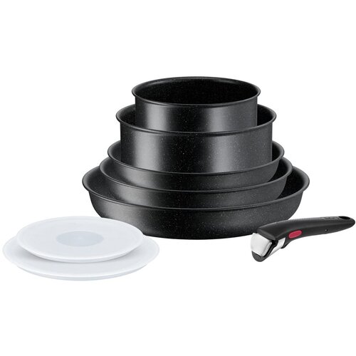 Tefal Aluminijski set lonaca 8 kom INGENIO Black stone L3998802 &amp;ndash; Slike