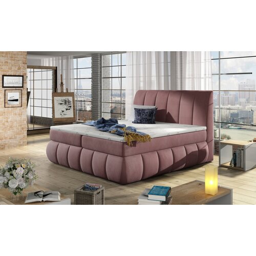 ELTAP Boxspring krevet Vincenzo udobnost i elegancija za modernu spavau sobu-140x200-Mat Velvet 63 Cene