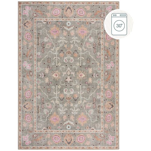 Flair Rugs Svetlo zelena pralna preproga 152x230 cm Una Floral &amp;ndash; Slike