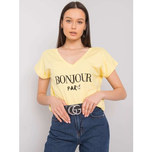 FANCY T-shirt-FA-TS-7142.37P-Light Yellow Cijene
