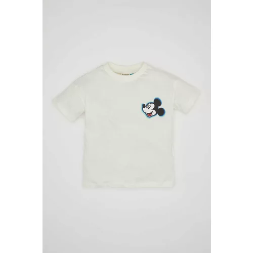 Defacto Regular Fit Mickey & Minnie Licensed Short Sleeve T-Shirt
