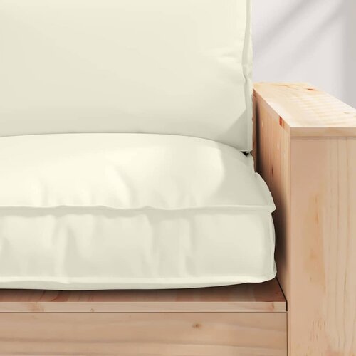 Jastuk Krema 80 x 80 x 12 cm Oxford tkanina Slike