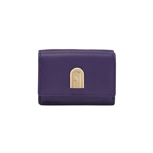 Furla wallet - 1927 s compact wallet trifold purple Slike