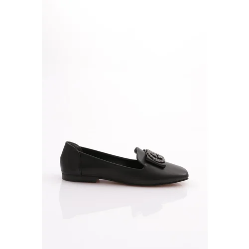 DGN K065 Women's Buckled Flat Shoes