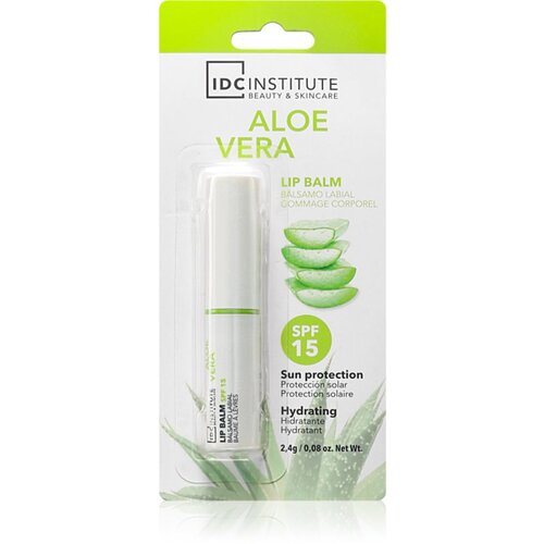 IDC INSTITUTE Aloe Vera balzam za ustnice SPF 15 2.4 g Slike