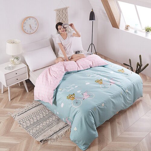  Avivi Navlaka za jorgan, 150x210 cm, Plavo-roze Slike