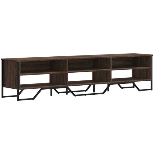 Maison Chic TV omarica - TV stojalo - Televizijska omarica rjav hrast 180x34x41 cm inženirski les, (21699918) Slike