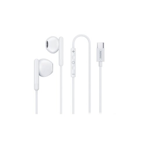 Remax RM-522a White Type-C Wired Earphones (With Digital Interface) Cene