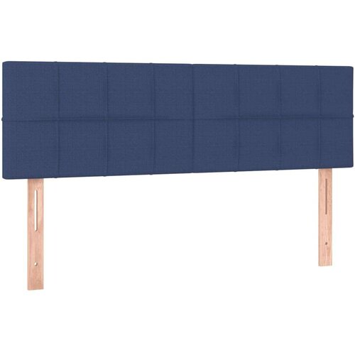  Uzglavlje plavo 144x5x78/88 cm od tkanine Slike