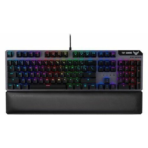 Asus TUF Gaming K7, Optical-Mech Keyboard with IP56 resistance to dust and water, aircraft-grade aluminum, and Aura Sync lighting, USB Slike