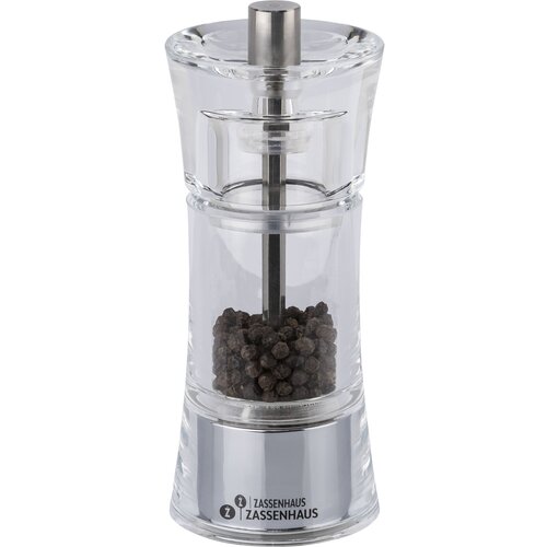 Zassenhaus pepper mill Aachen Acryl Glass, 14 cm Slike