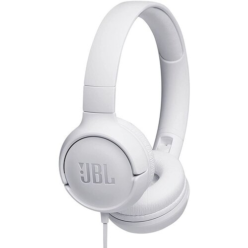 JBL slu&amp;scaron;alice za telefon T500 wired on-ear/ bela Slike