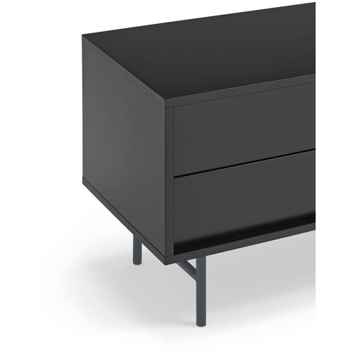 Teulat Crna/antracitno siva TV komoda 180x56 cm Nube &amp;ndash; Slike