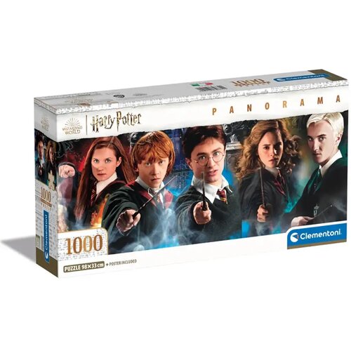 Clementoni Harry Potter - Naslijeđe Hogwartsa 1000-dijelna panoramska slagalica s posterom - Cene