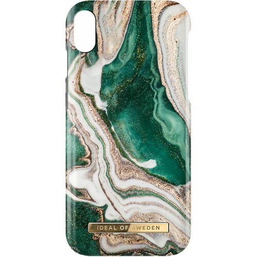 IDEAL OF SWEDEN maska za iphone xr golden jade marble zelena Cene