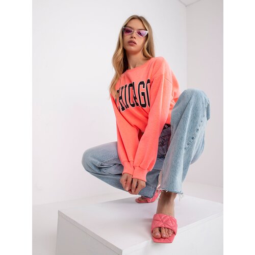 Ex moda Sweatshirt-EM-BL-617-C.29X-fluo pink Slike