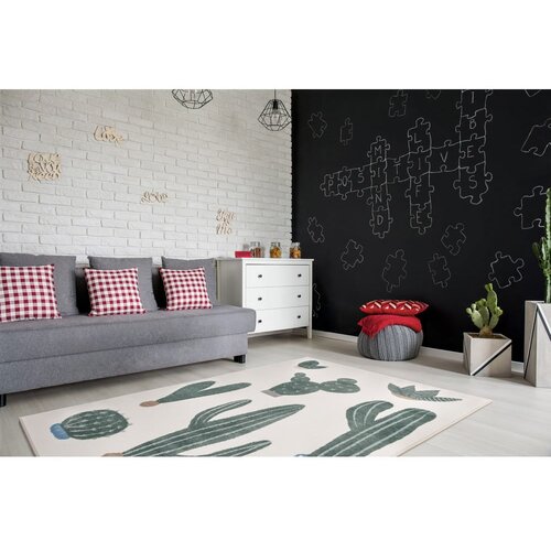 FD Zeleni/boje slonovače dječji tepih 160x230 cm Cacto Malachite &amp;ndash; Slike