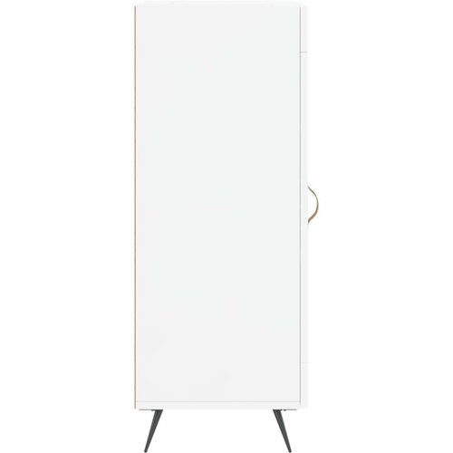 vidaXL Komoda sjajna bijela 34 5 x 34 x 90 cm od konstruiranog drva Cene
