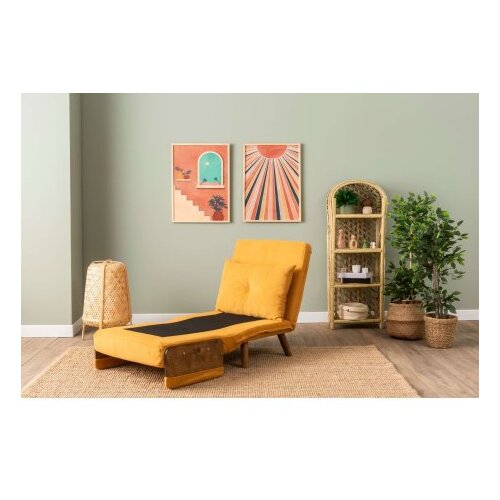 Atelier Del Sofa Fotelja na razvlačenje Cosmo, 190x70x82cm, Narandžasta Slike