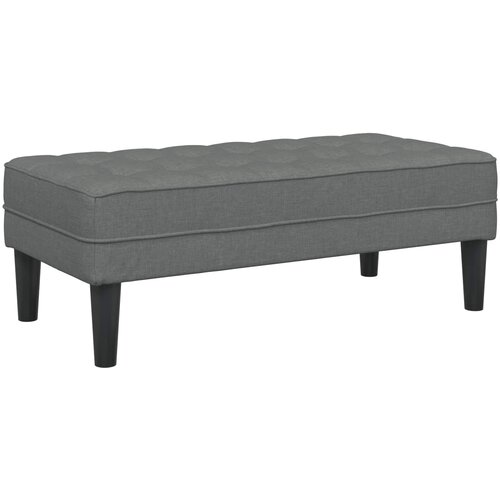  Set sofe s jastukom 2 pcs Tamno siva Poliester Slike