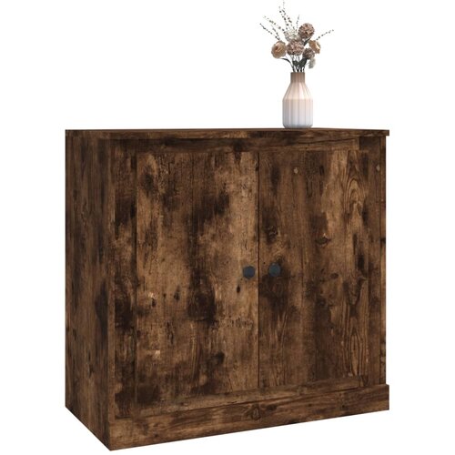  Komoda boja dimljenog hrasta 70x35,5x67,5 cm konstruirano drvo Smeđa Slike