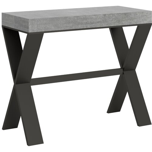 Ityhome 90 x 77 konzolna miza siva, (20847748) Cene