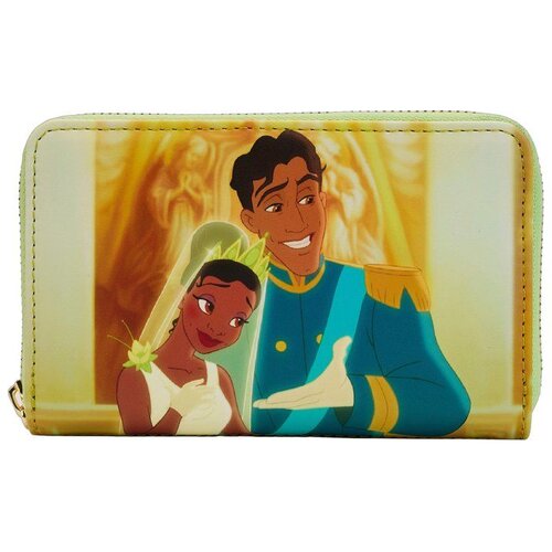 Loungefly Novčanik Disney Princess And The Frog Scene Zip Around Wallet Cene