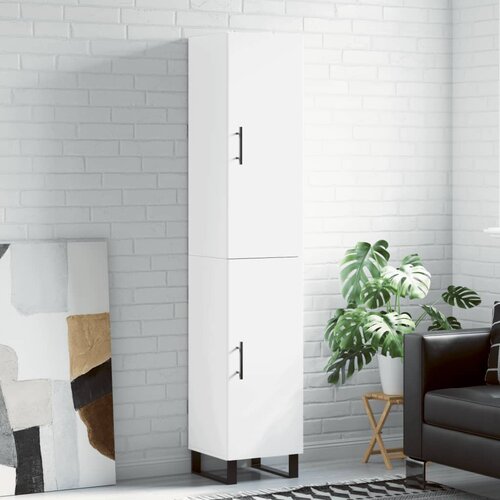  Visoka komoda bijeli 34,5x34x180 cm od konstruiranog drva Cijene