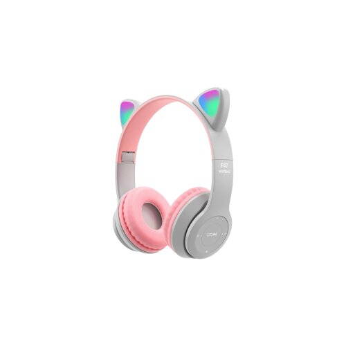  Slu&scaron;alice za djecu bluetooth cat P47M white+pink Cijene