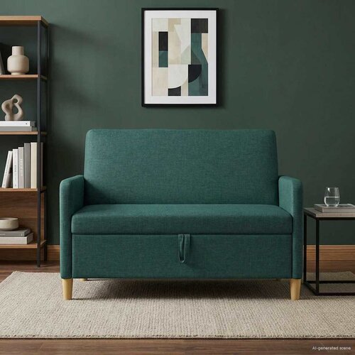 SOFA s pohranom Tamnozelena 122 x 78 x 87 cm Poliester Cijene