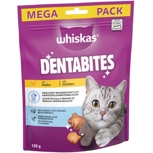 Whiskas Dentabites - S piletinom (2 x 120 g) Slike