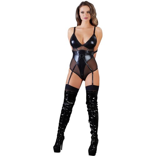 Cottelli Collection Bodi Bondage z odprtimi košaricami Cene