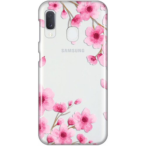  Silikonska maska za Samsung A202F Galaxy A20e Rose flowers Print Skin providna Slike