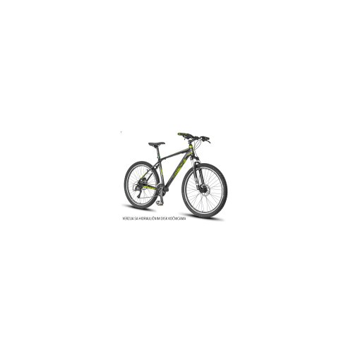 Visitor bicikl scout zero x mtb 27.5 27 brzina crno-zeleni hydraulic disk ZERX271AMD2H Slike