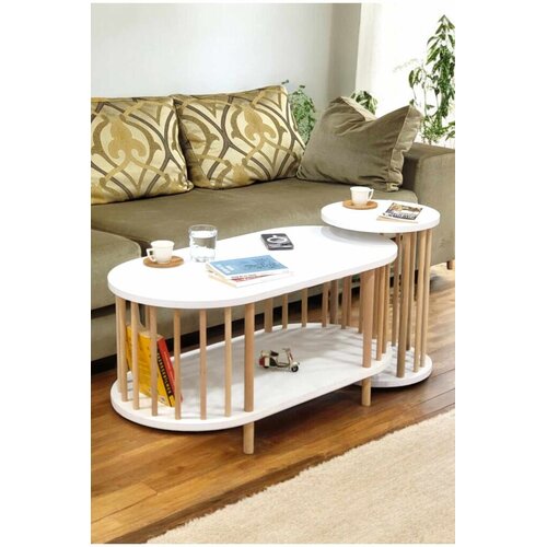 Hanah home set klub stolića, 2 dijela, bijela Cijene