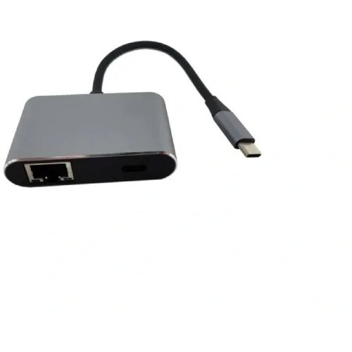 Linkom konvertor tip c na 2 x usb 3.0 + tip c + RJ45-Adapter Cene