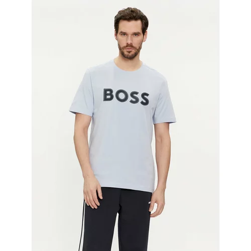 Boss Majica 50512866 Vijolična Regular Fit